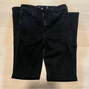 Black High-Rise Flare Jeans